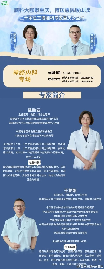 脑科药独家，脑科名医 